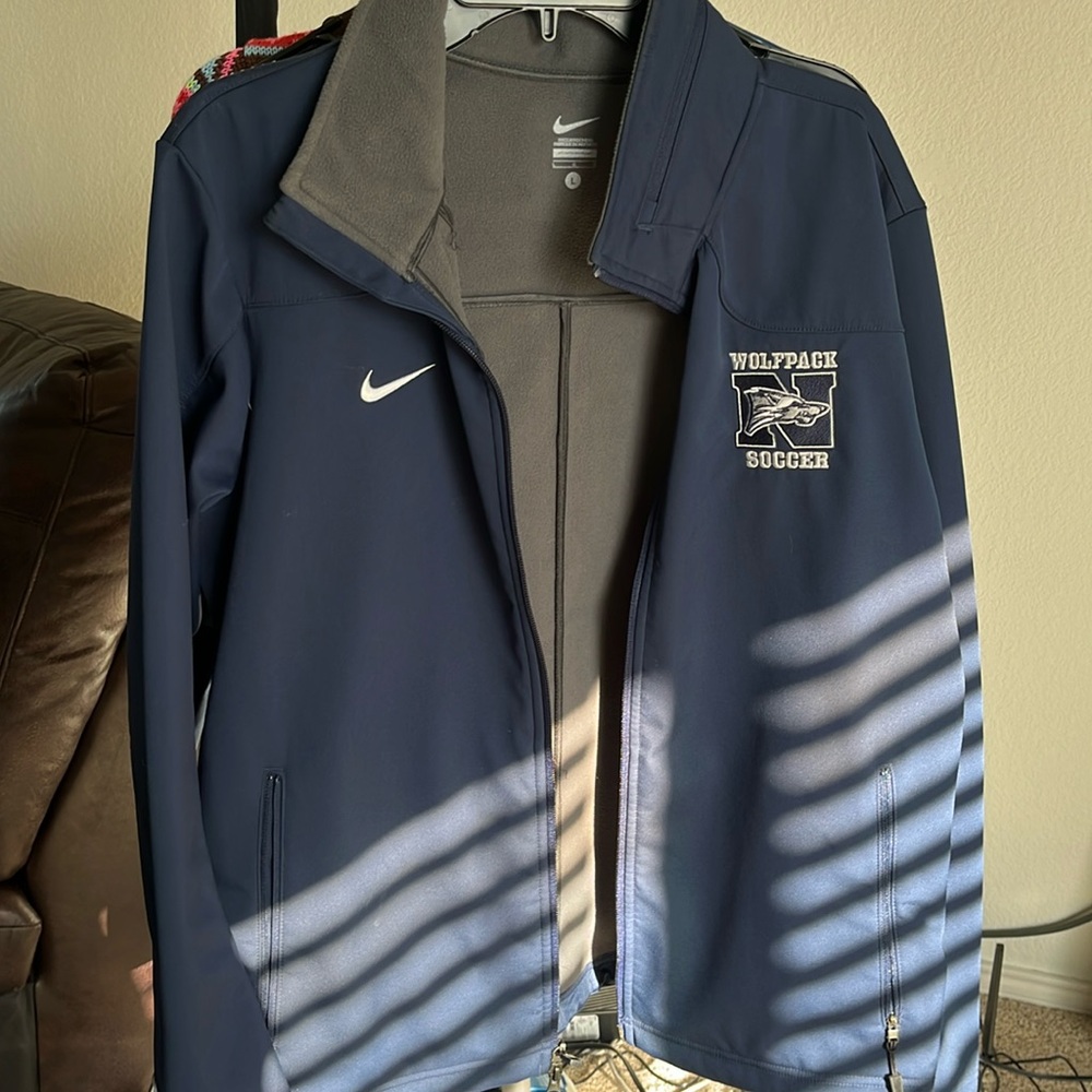 Nike Fleece Lined Jacket in Blue